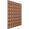 Ekena Millwork 19 5/8in. W x 19 5/8in. H Bradford EnduraWall Decorative 3D Wall Panel Covers 2.67 Sq. Ft. WP20X20BRCAC - alternate 2